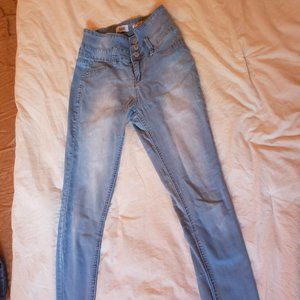 7 Juniors Mid Rise Skinny YMI Jeans